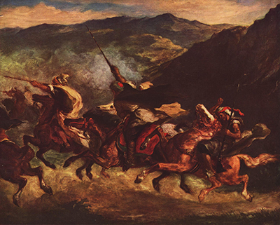 Moroccan Fantasia Eugene Delacroix